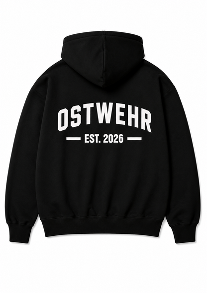 Ostwehr Hoodie Schwarz – Ostdeutschland Streetwear